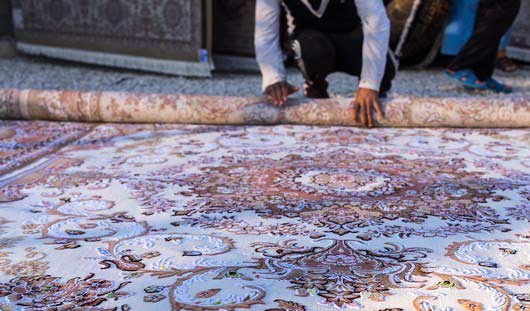 روش اصولی لول کردن قالی در قالیشویی شادمان